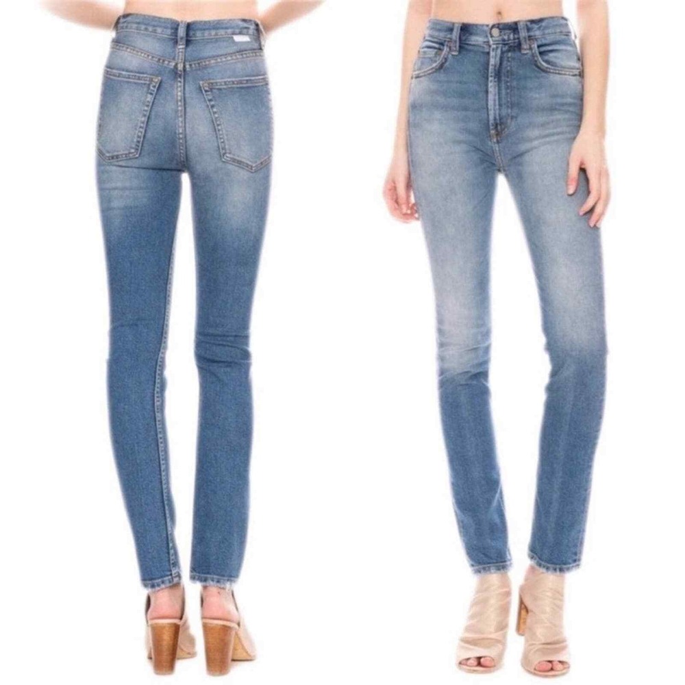 Boyish The Zachary High-Rise Skinny Jeans In Best Foot Forward View 2
